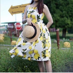 Hearst and Found Lemon Dress